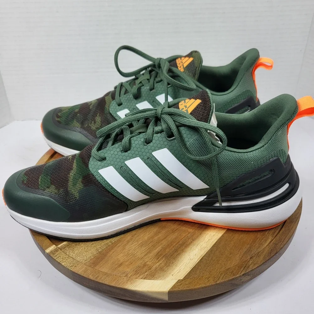 Adidas Rapidmove ADV Mens 6 Olive Camo Orange‎ Training Shoes FZ6347 Excellent